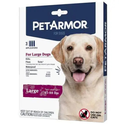 PetArmor Flea and Tick Treatment Solution for Large-Sized Dogs Weighing Between 45 and 88 Pounds