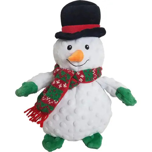 Petlou Christmas Dotted Plush Dog Toys - 10 Inches for Endless Canine Fun
