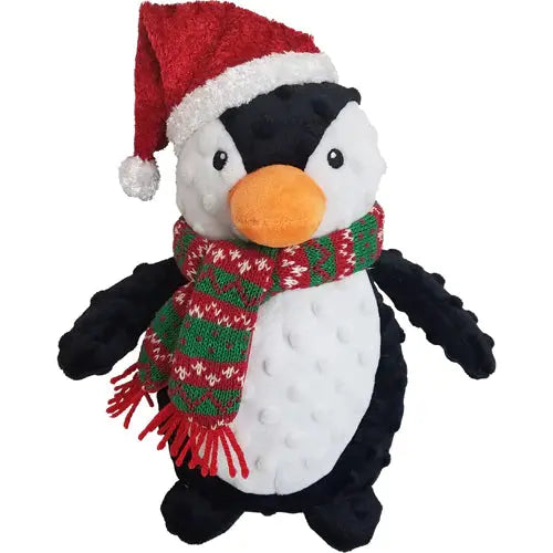 Petlou Christmas Dotted Plush Dog Toys - 10 Inches for Endless Canine Fun