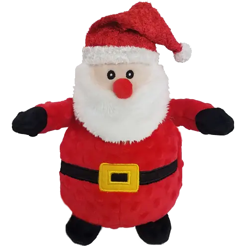 Petlou Christmas Dotted Plush Dog Toys - 10 Inches for Endless Canine Fun